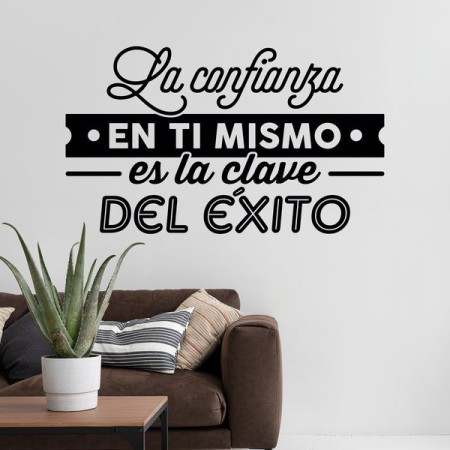 Vinilo para pared con frases motivadoras