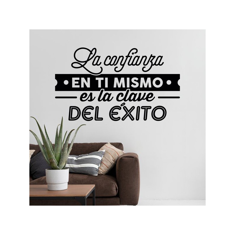 Vinilo para pared con frases motivadoras