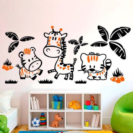 Vinilo infantil con animales